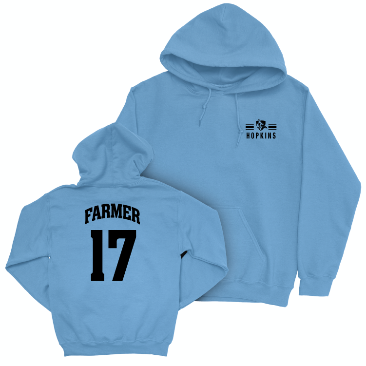 Johns Hopkins Field Hockey Blue Victory Hoodie - Ada Farmer Small