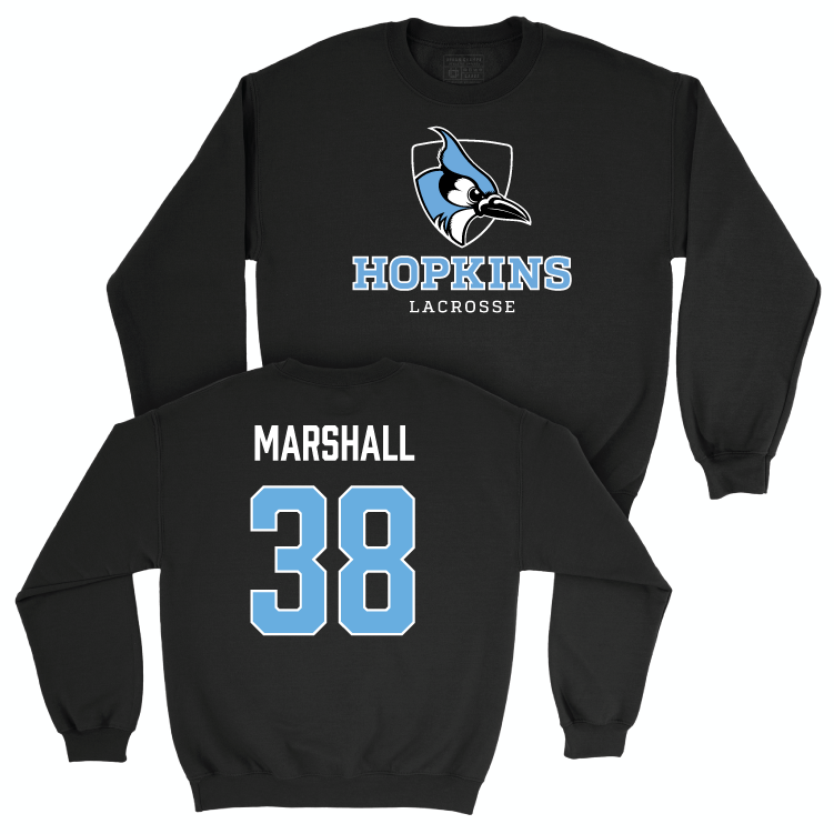 Johns Hopkins Women's Lacrosse Black Legacy Crew - Annie Marshall Small