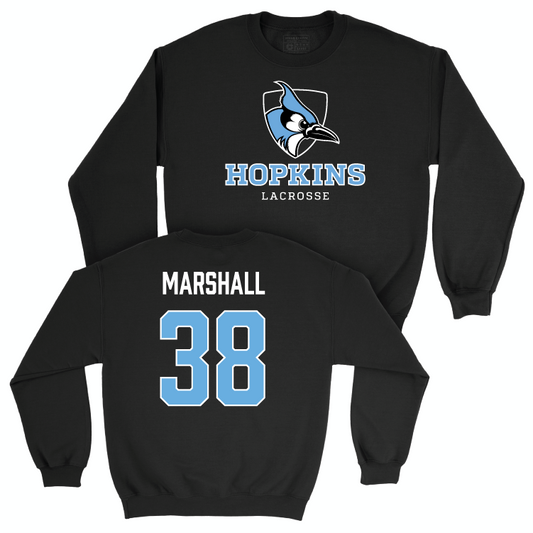 Johns Hopkins Women's Lacrosse Black Legacy Crew - Annie Marshall Small