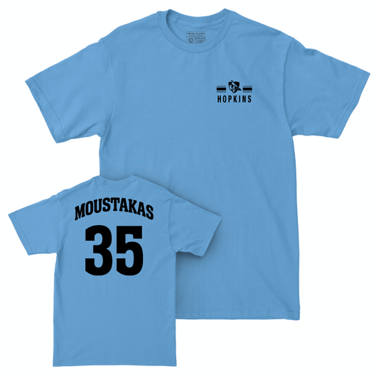 Johns Hopkins Football Black Victory Tee - Atticus Moustakas Small