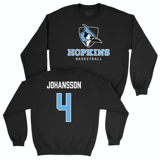 Johns Hopkins Men's Basketball Black Legacy Crew - Brian Johansson Small