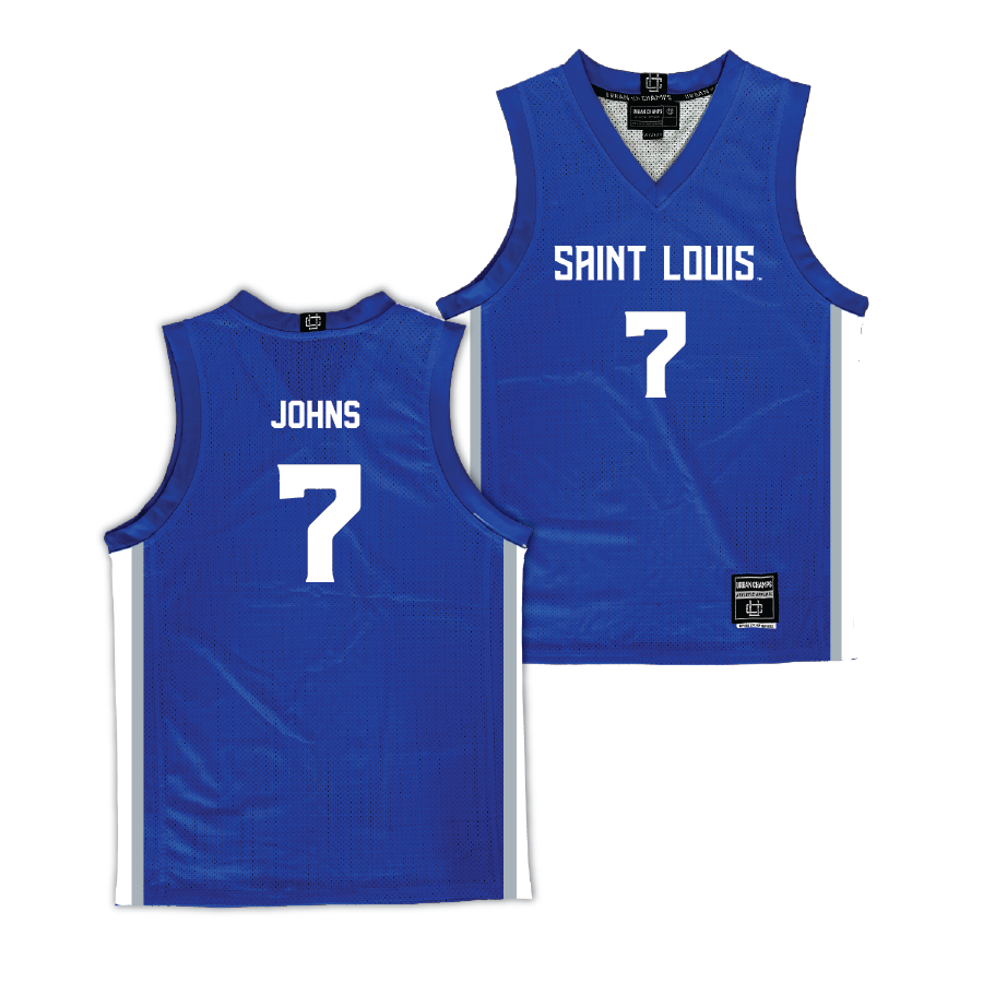 Saint Louis Women's Basketball Royal Jersey  - Bri Johns