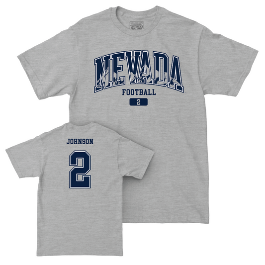 Nevada Football Sport Grey Arch Tee  - Kaden Johnson