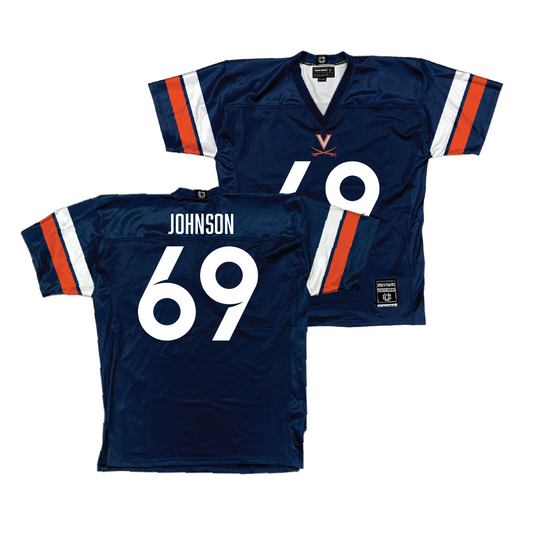 UVA Football Navy Jersey - Luke Johnson | #69