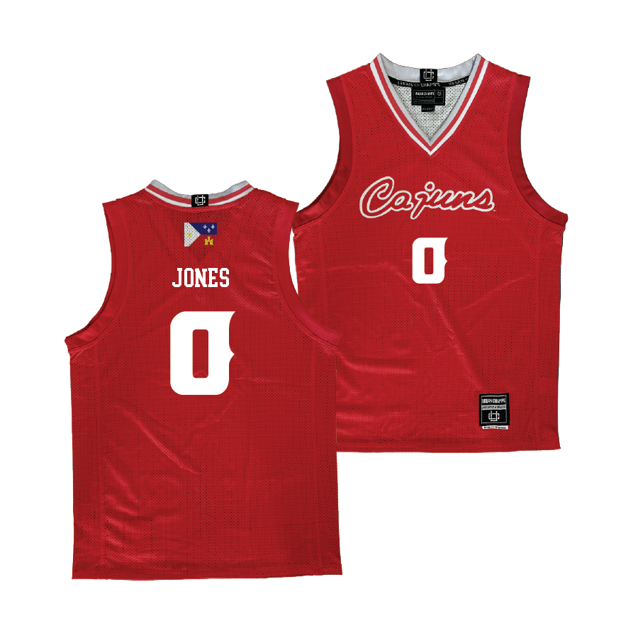 Louisiana Women's Basketball Red Jersey - Ashlyn Jones | #0