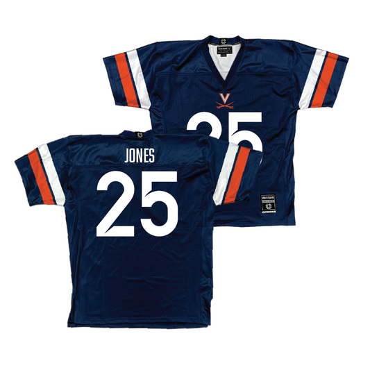 UVA Football Navy Jersey - Terell Jones | #25