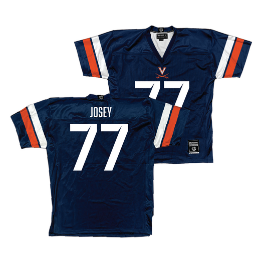 UVA Football Navy Jersey - Noah Josey | #77