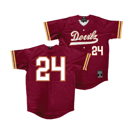 Arizona State Baseball Maroon Jersey - Isaiah Jackson