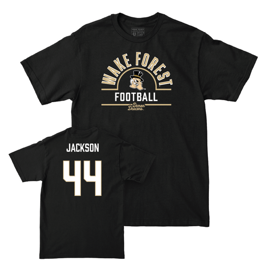 Wake Forest Football Black Arch Tee - Zeek Jackson