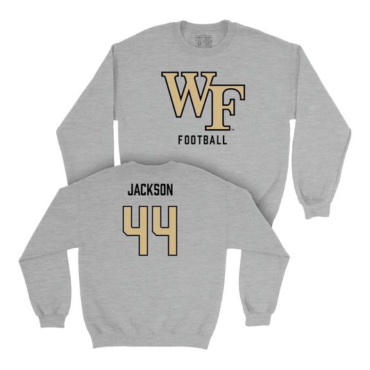 Wake Forest Football Sport Grey Classic Crew - Zeek Jackson