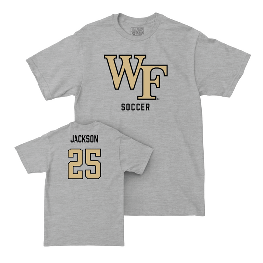 Wake Forest Men's Soccer Sport Grey Classic Tee  - Will Jackson