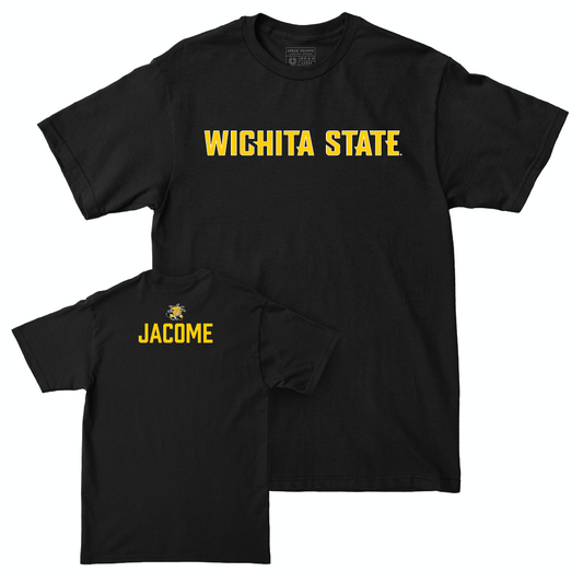 Wichita State Men's Tennis Black Sideline Tee  - Alejandro Jacome