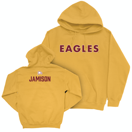 Winthrop Men's Track & Field Gold Eagles Hoodie  - Maurion Jamison