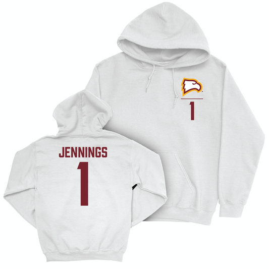 Winthrop Baseball White Logo Hoodie - Chancellor Jennings