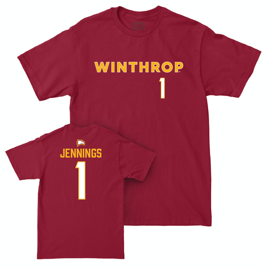 Winthrop Baseball Maroon Sideline Tee - Chancellor Jennings