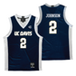 UC Davis Men's Basketball Navy Jersey - Ty Johnson | #2