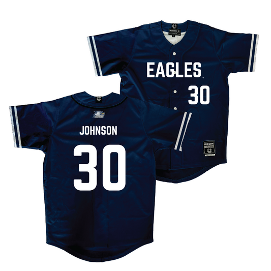 Georgia Southern Baseball Navy Jersey - Ben Johnson