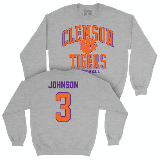 Clemson Softball Sport Grey Classic Crew  - Kylee Johnson