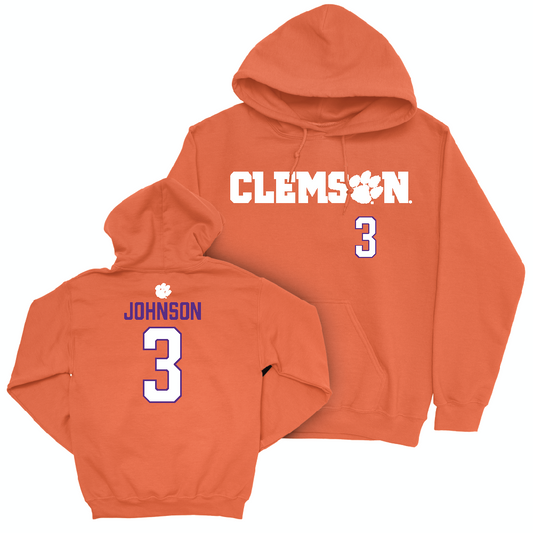 Clemson Softball Orange Sideline Hoodie  - Kylee Johnson