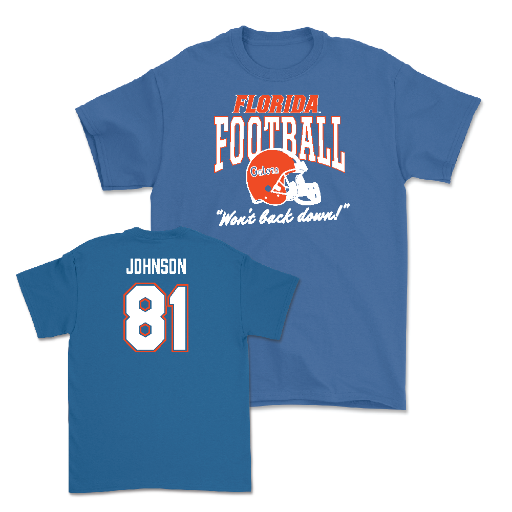 Florida Football Royal Tee  - Dawson Johnson