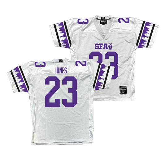 SFA Football White Jersey - Qualan Jones | #23