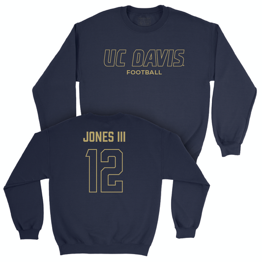 UC Davis Football Navy Club Crew - Zachary Jones III | #12