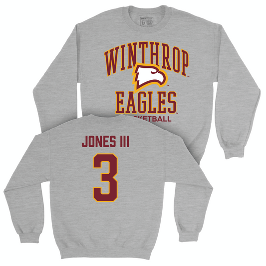 Winthrop Men's Basketball Sport Grey Classic Crew  - Paul Jones III