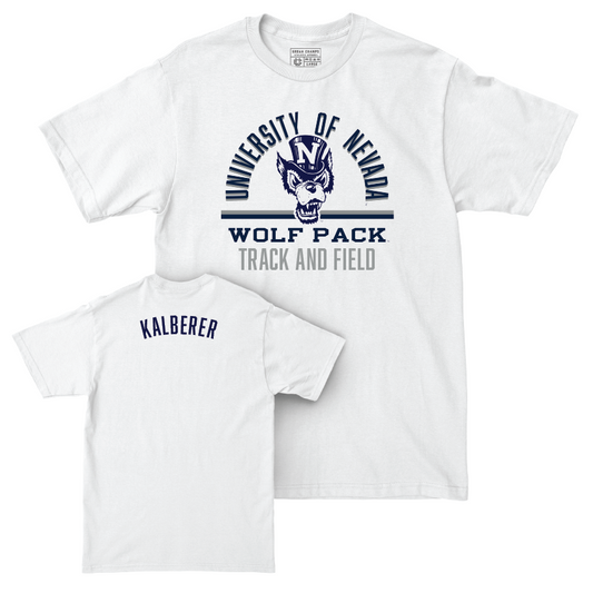 Nevada Women's Track & Field White Classic Comfort Colors Tee  - Madison Kalberer