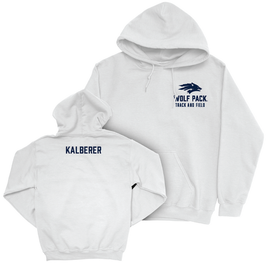 Nevada Women's Track & Field White Logo Hoodie  - Madison Kalberer