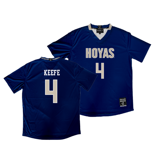 Georgetown Women's Soccer Navy Jersey - Katie Keefe