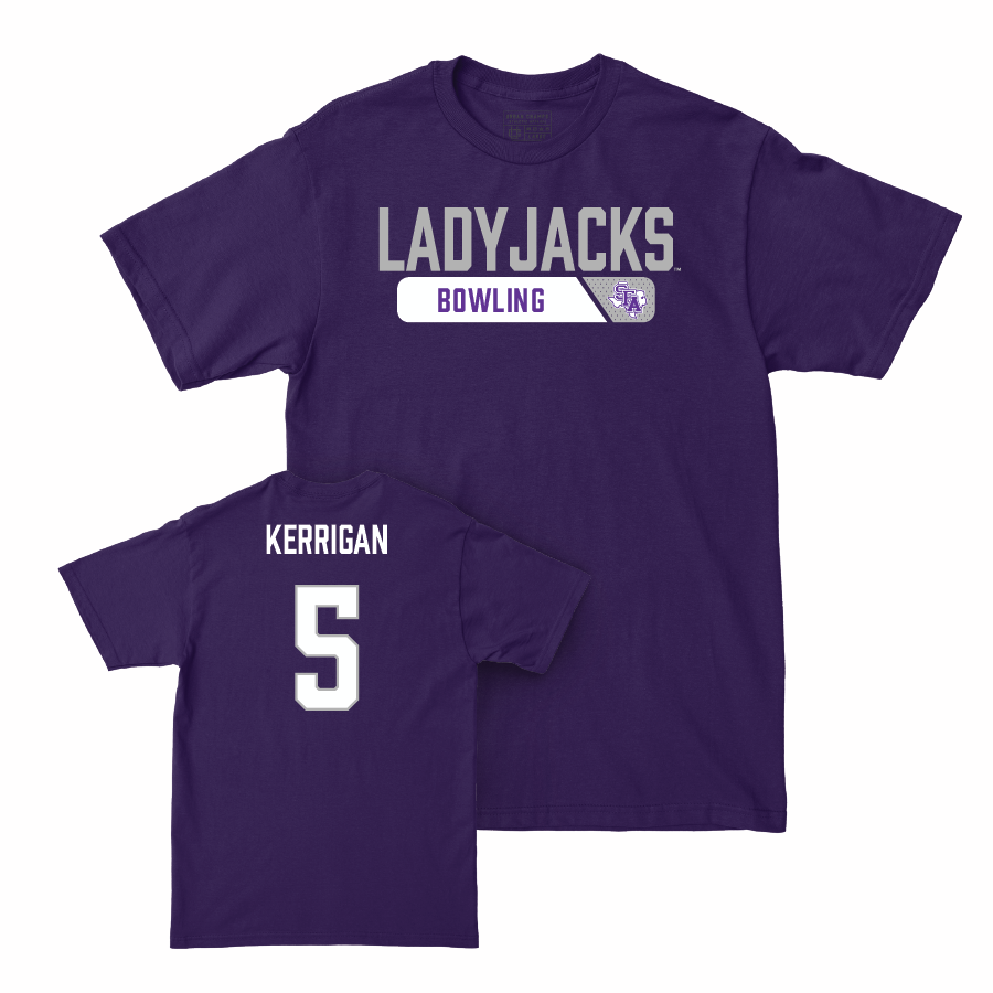 SFA Women's Bowling Purple Staple Tee  - Juliana Kerrigan