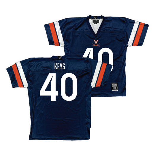 UVA Football Navy Jersey - Rob Keys | #40