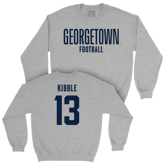 Georgetown Football Sport Grey Wordmark Crew  - Jimmy Kibble