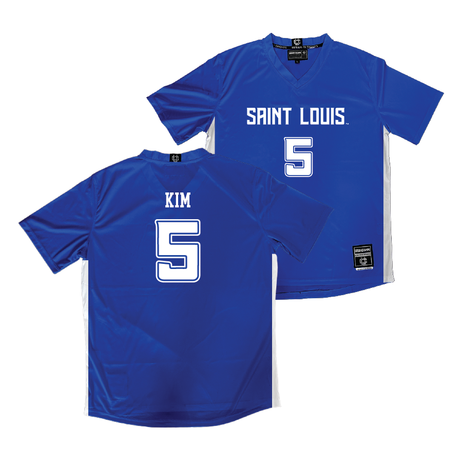 Saint Louis Women's Soccer Royal Jersey  - Hope Kim