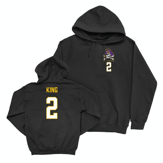 East Carolina Football Black Logo Hoodie   - Devon King