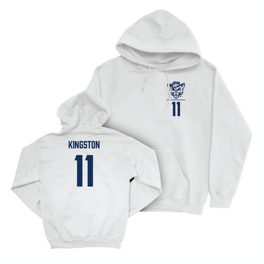 BYU Football White Logo Hoodie - Parker Kingston