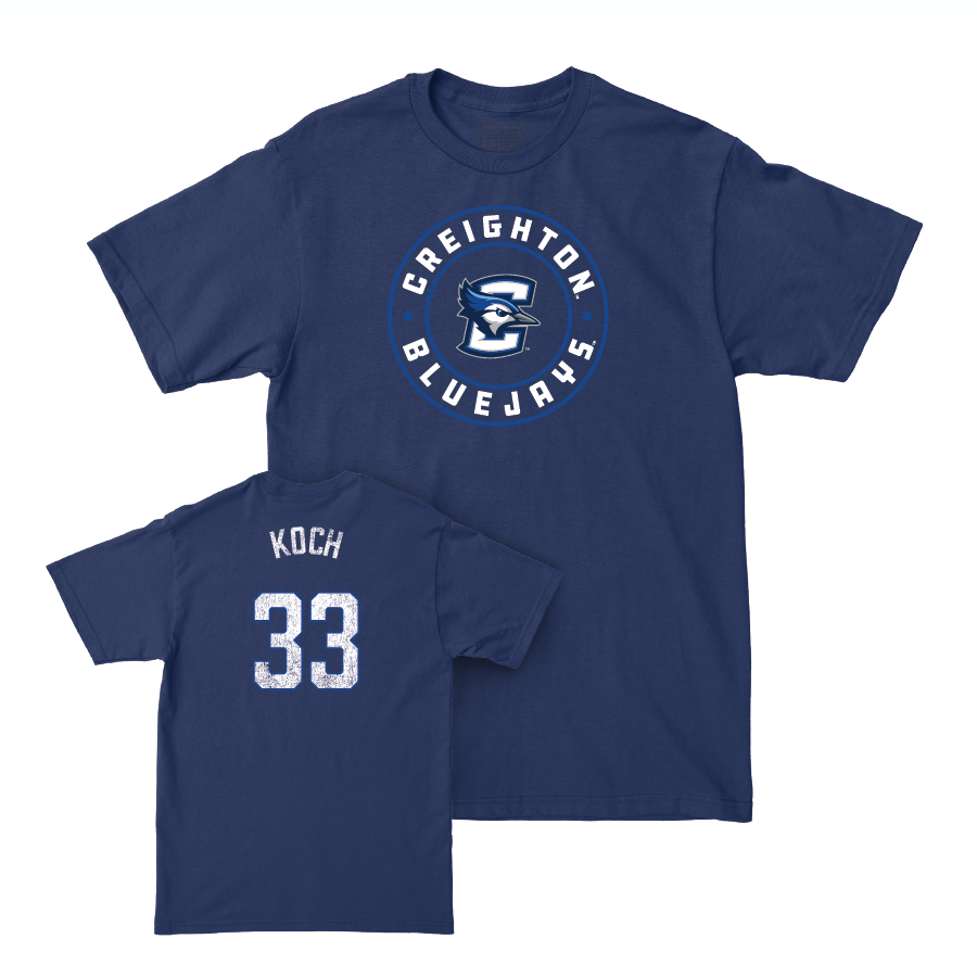 Creighton Baseball Navy Staple Tee  - Mason Koch