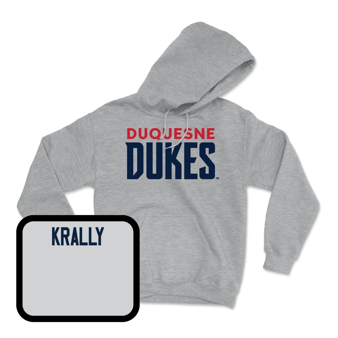 Duquesne Track & Field Sport Grey Lock Hoodie - Brooke Krally