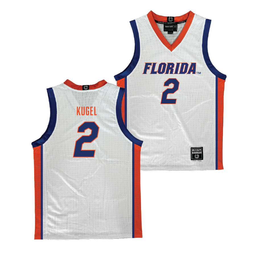 Florida Men's Basketball White Jersey - Riley Kugel #2