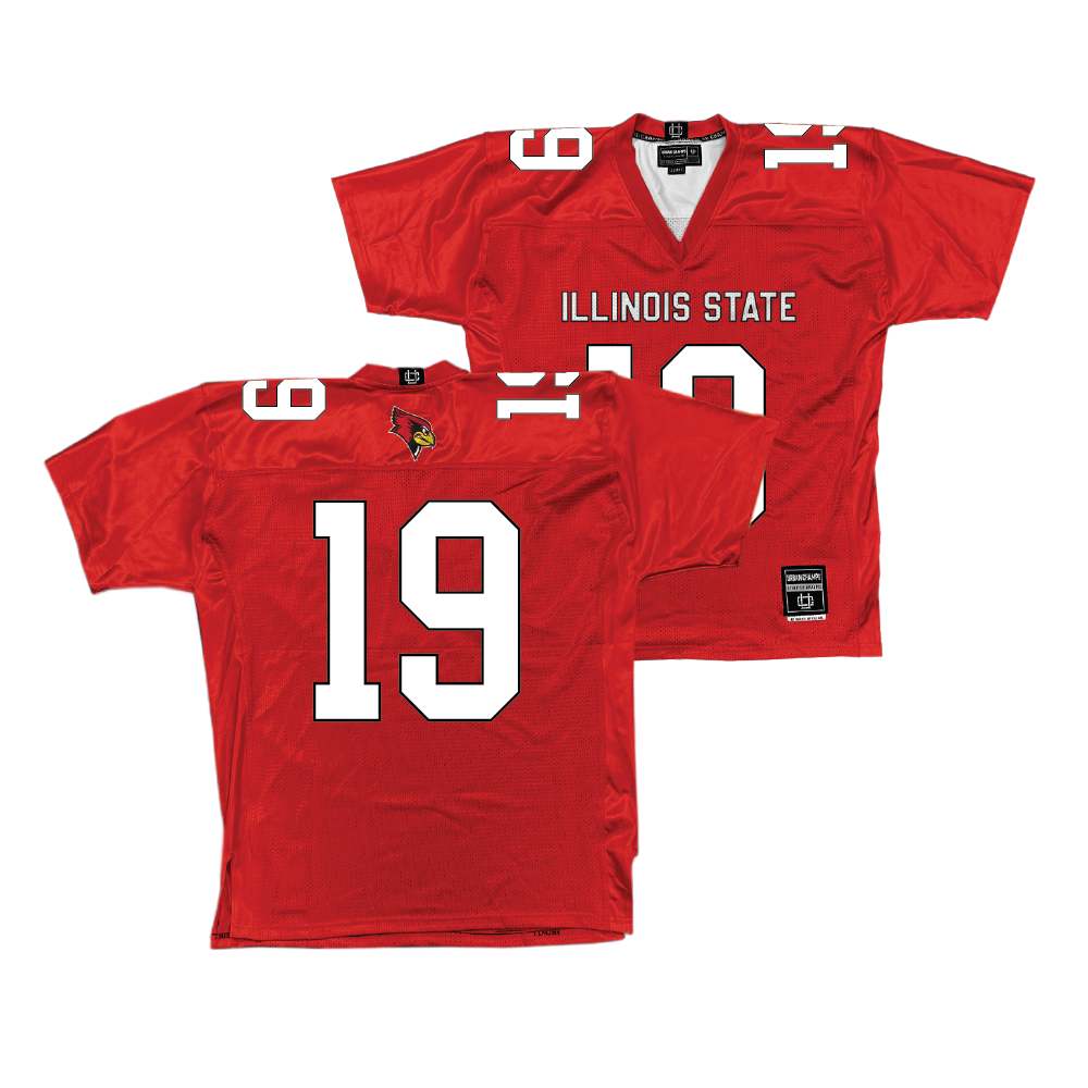 Illinois State Football Red Jersey - Brett Kasper | #19