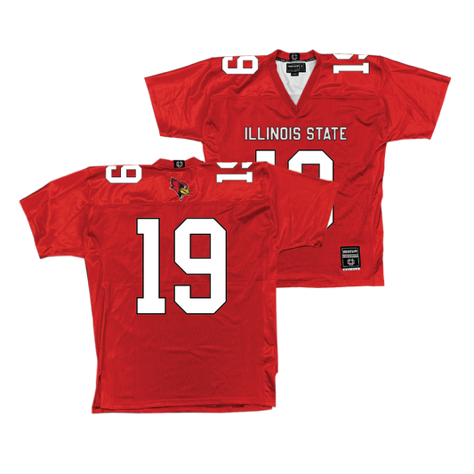 Illinois State Football Red Jersey - Brett Kasper | #19