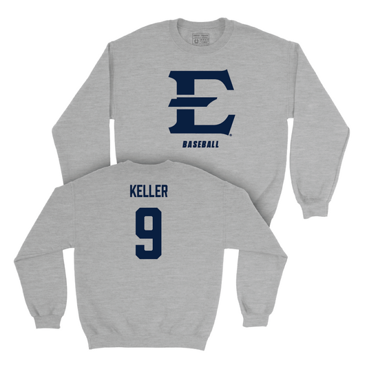 ETSU Baseball Sport Grey Classic Crew - Kenny Keller