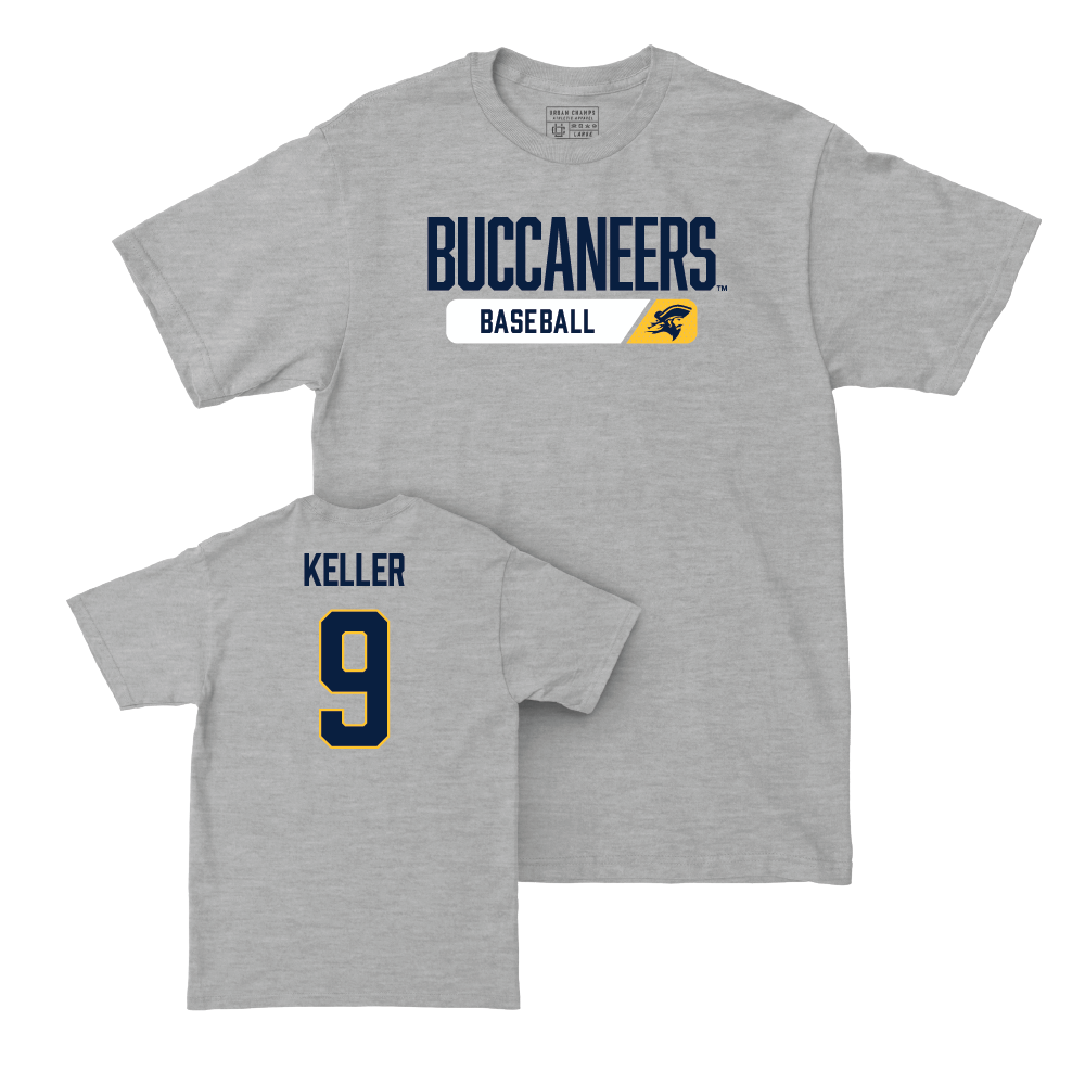 ETSU Baseball Sport Grey Staple Tee - Kenny Keller