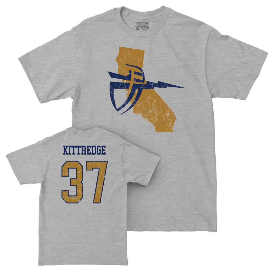 CBU Baseball Sport Grey State Tee   - Ryan Kittredge