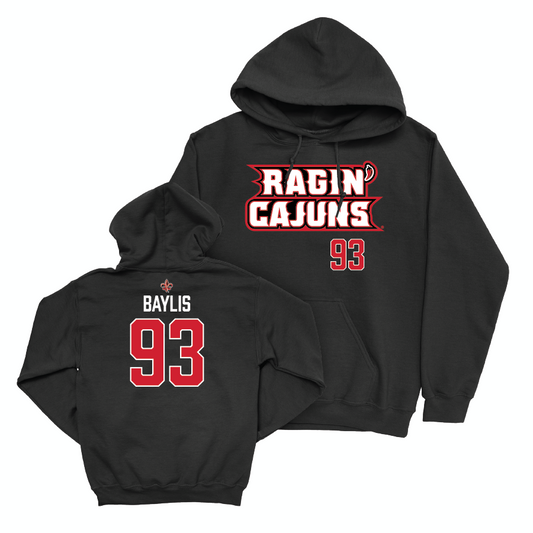 Louisiana Football Black Ragin' Cajuns Hoodie - Antoine Baylis Small