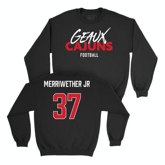 Louisiana Football Black Geaux Crew - Bryant Merriwether Jr Small