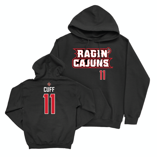 Louisiana Baseball Black Ragin' Cajuns Hoodie  - Connor Cuff Small