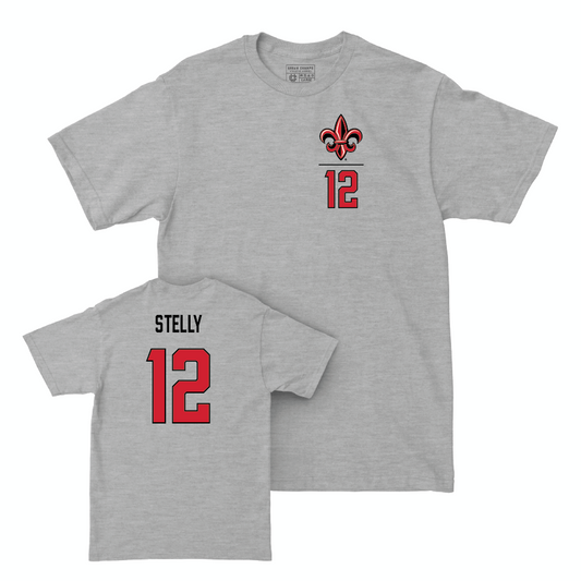 Louisiana Baseball Sport Grey Logo Tee - Caleb Stelly Small