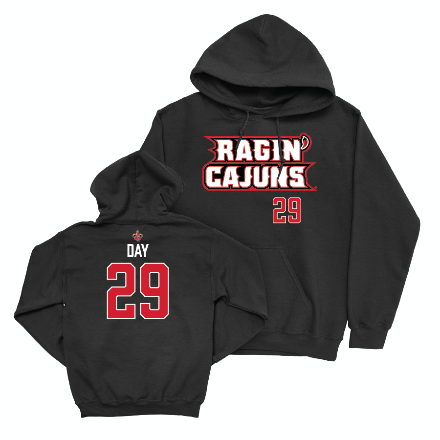 Louisiana Football Black Ragin' Cajuns Hoodie - Denim Day Small