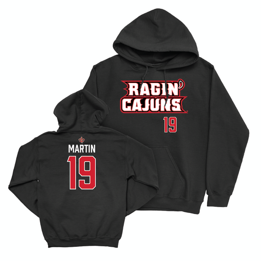 Louisiana Football Black Ragin' Cajuns Hoodie - Dale Martin Small